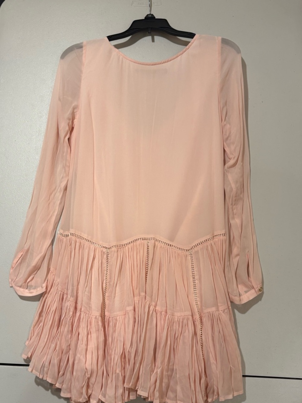 Guess Light Blush Pink V-Neck Slip Top - Picture 8 of 12